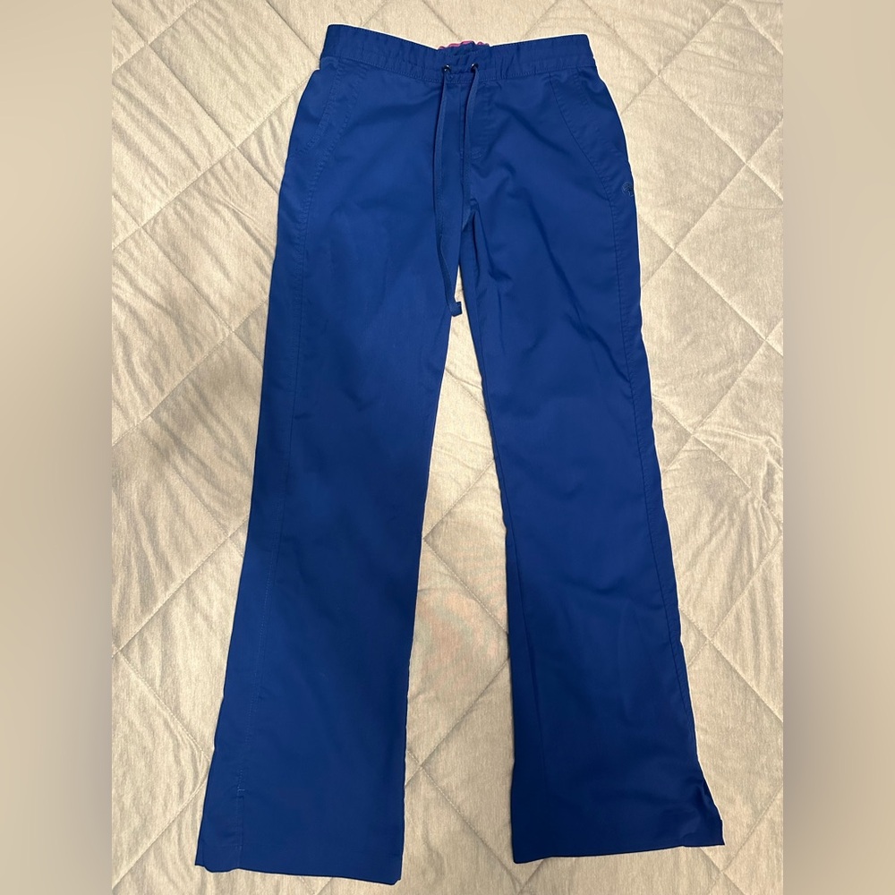 Healing Hands Women's Blue Straight Leg Pants